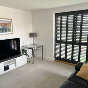 Living room shutters Winchester Hampshire
