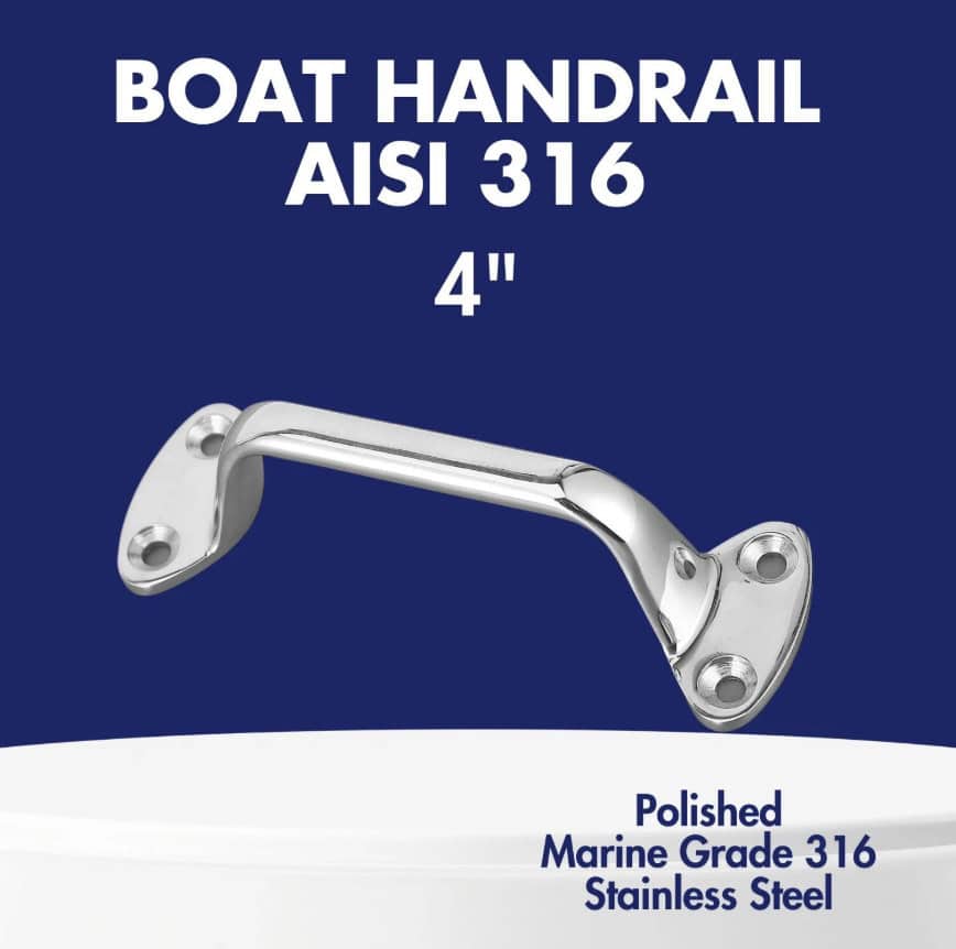 4in Boat Handrail Grab Rail