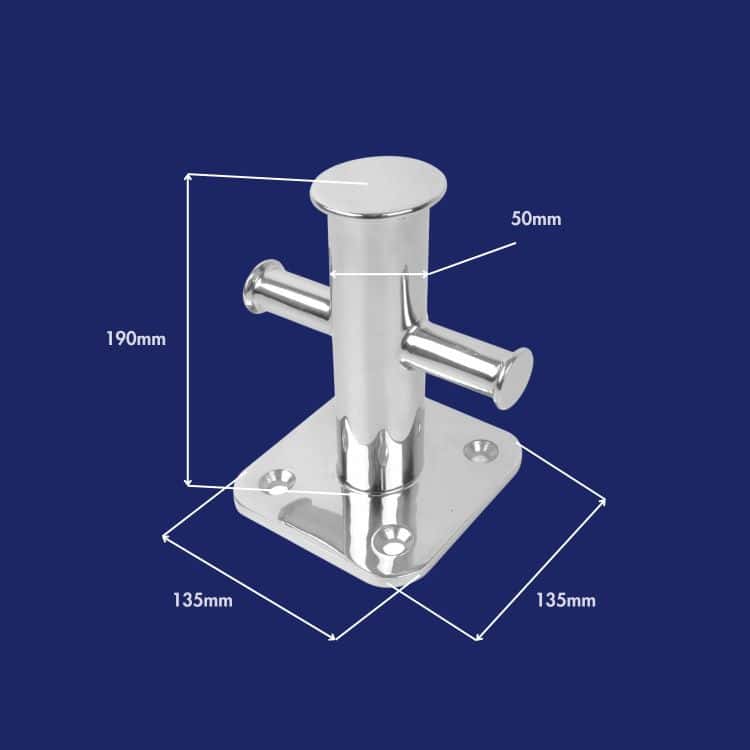 5in Single Cross Bollard