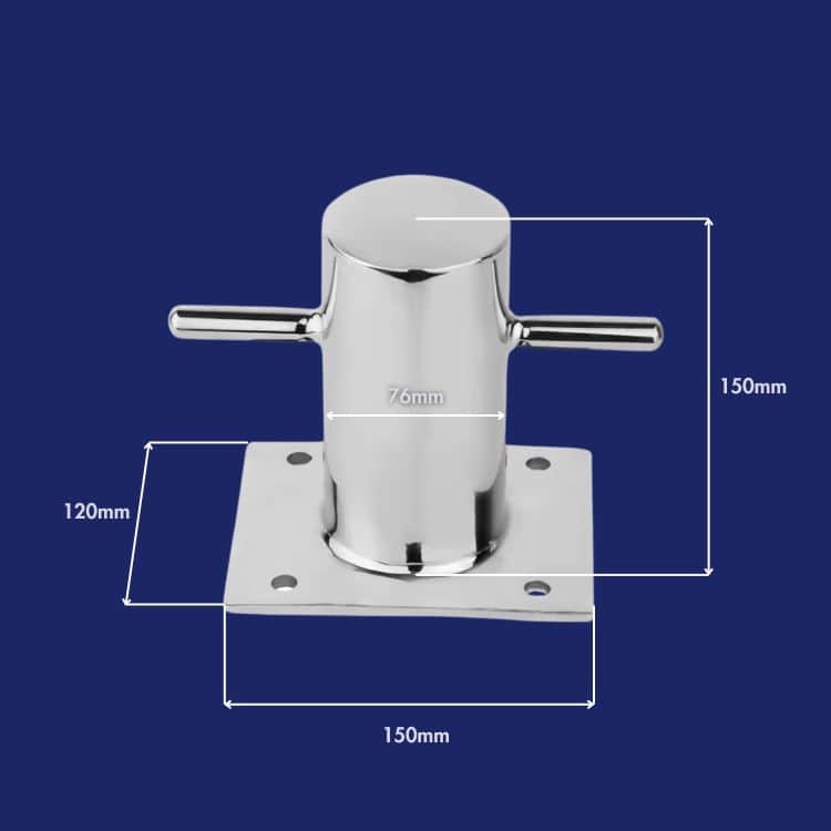 6in Heavy Casted Boat Bollard