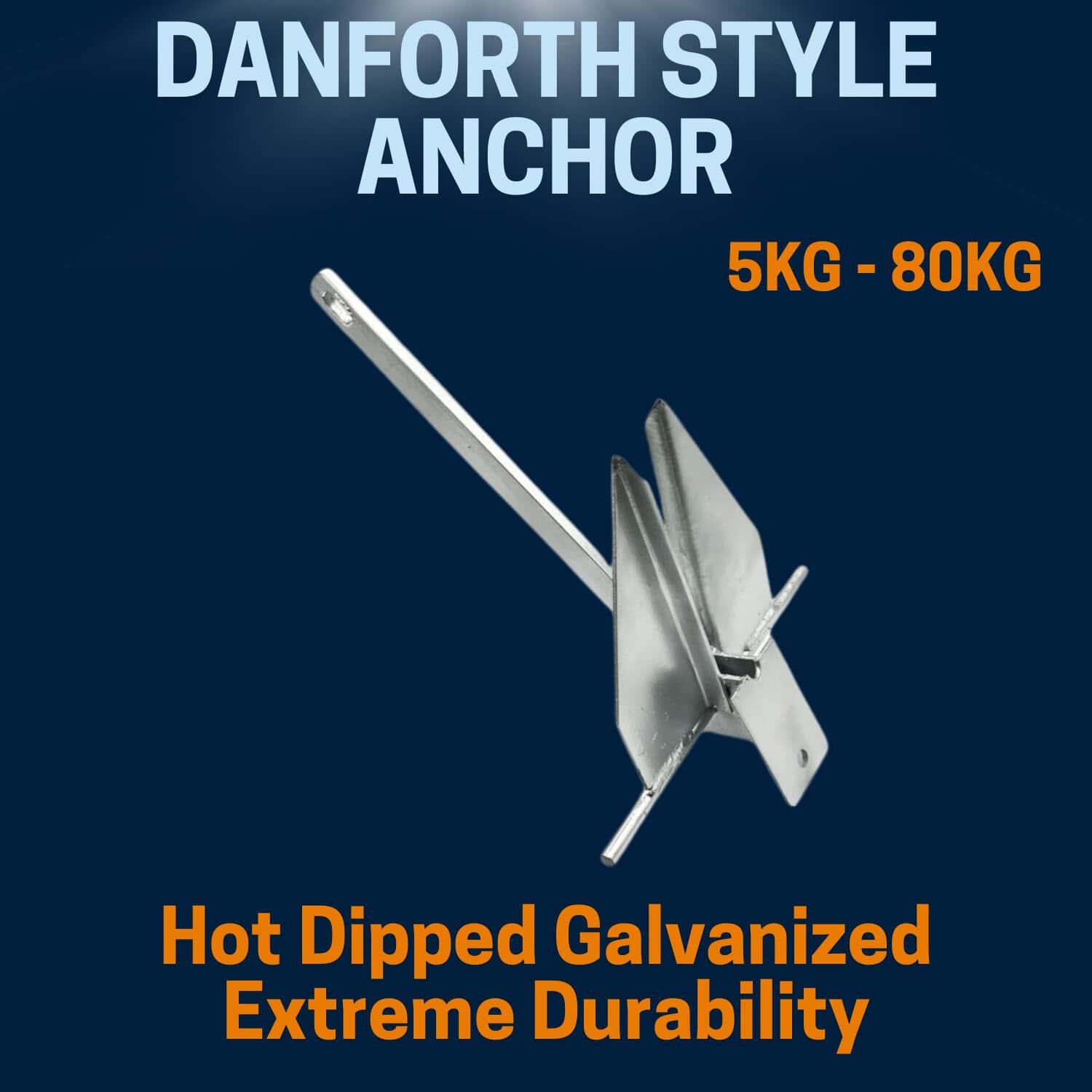 Danforth Anchor Hot Dip