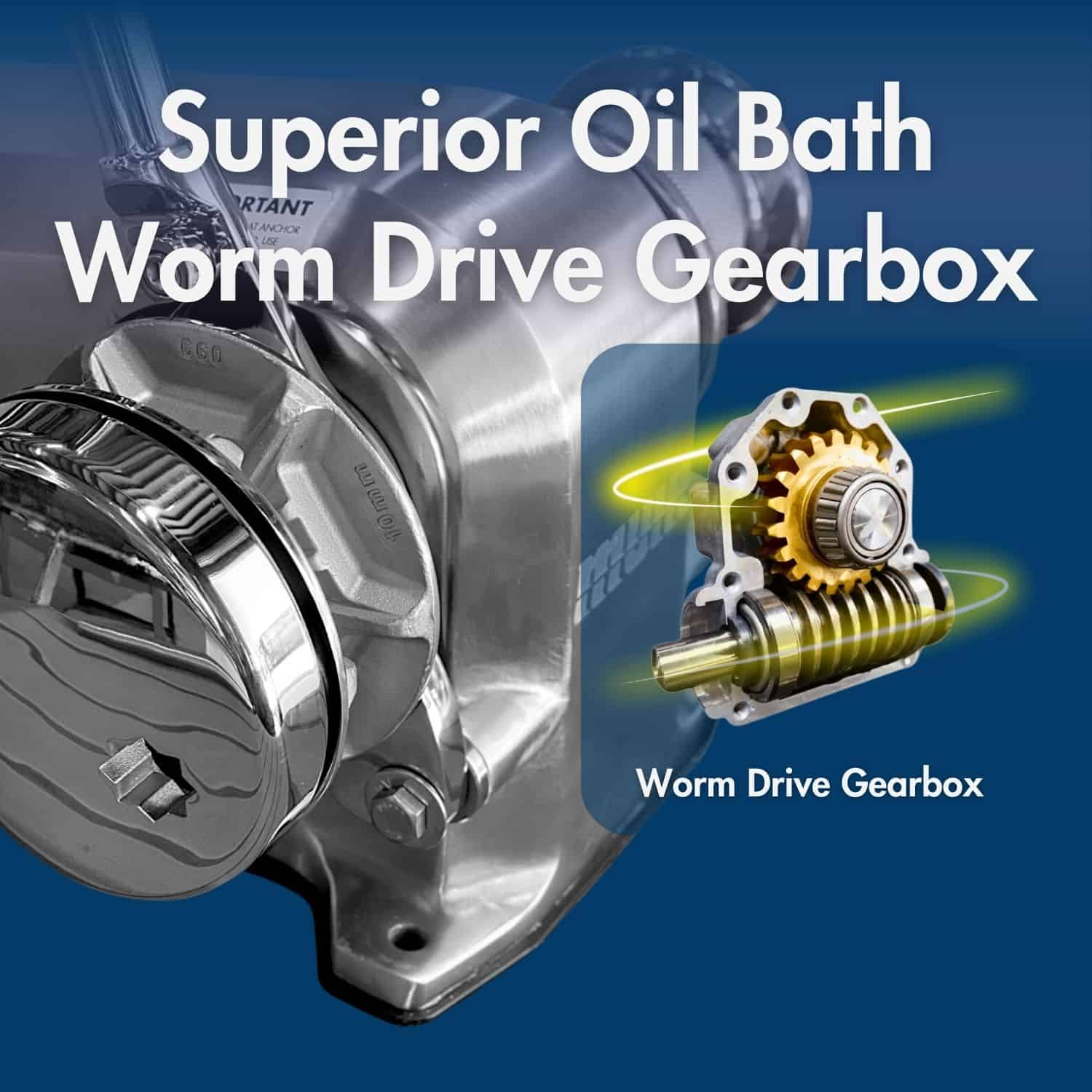 Oil Bath Windlass Gearbox for Marine Anchoring Systems.