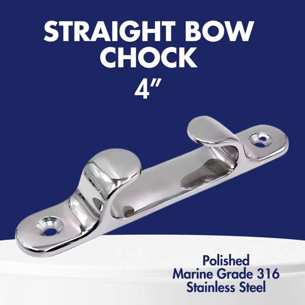 Marine Straight Bow Chock 4in