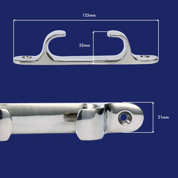 Marine Straight Bow Chock 5in