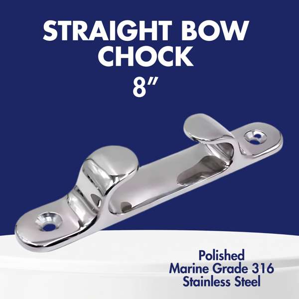 Marine Straight Bow Chock 8in