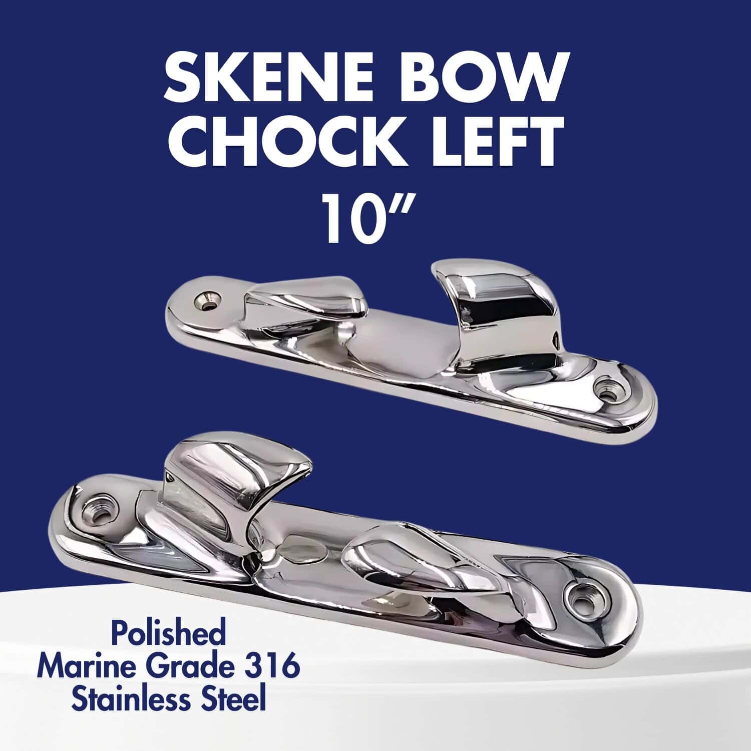 Skene Bow Chock Left 10in
