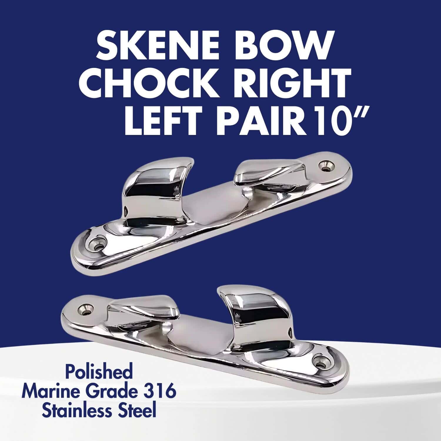 Skene Bow Chock Pair 10in