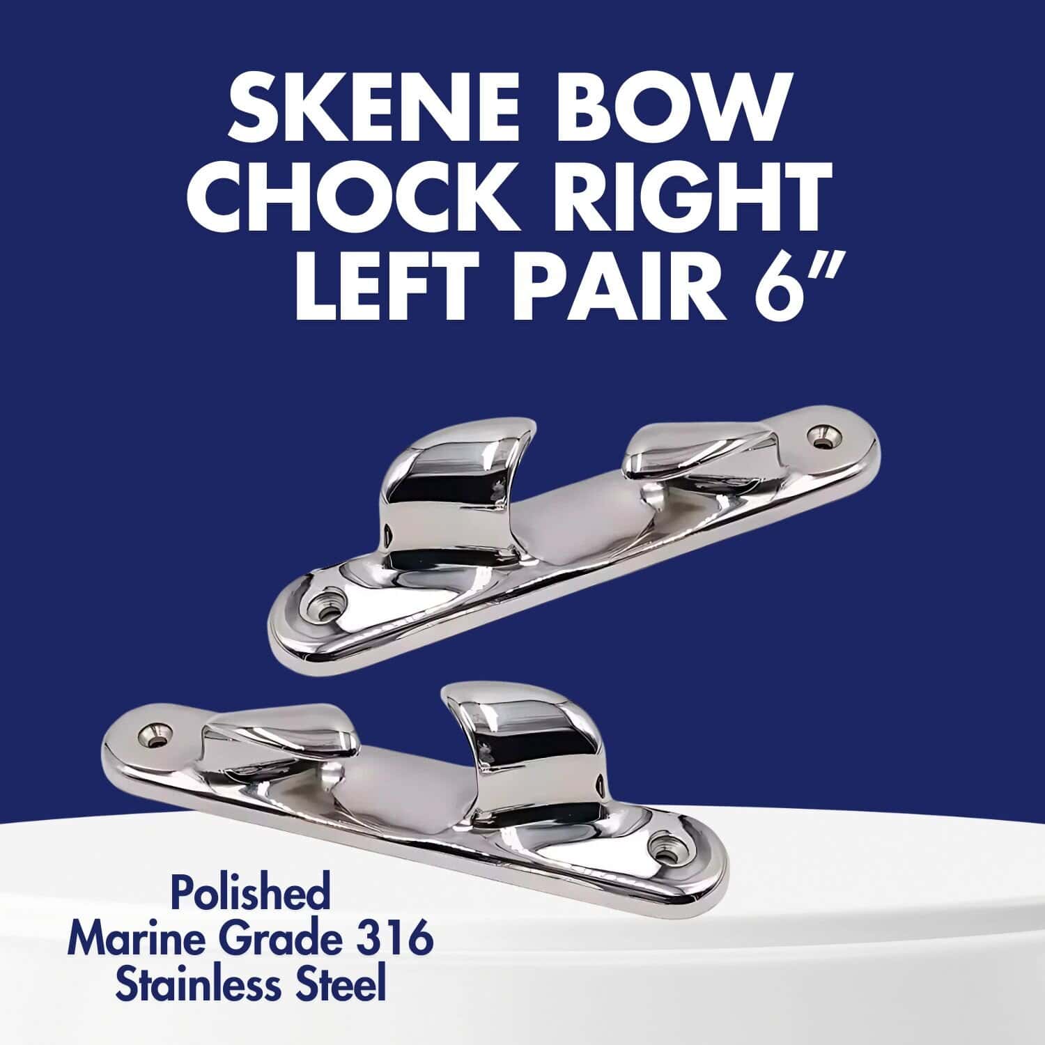 Skene Bow Chock Pair 6in