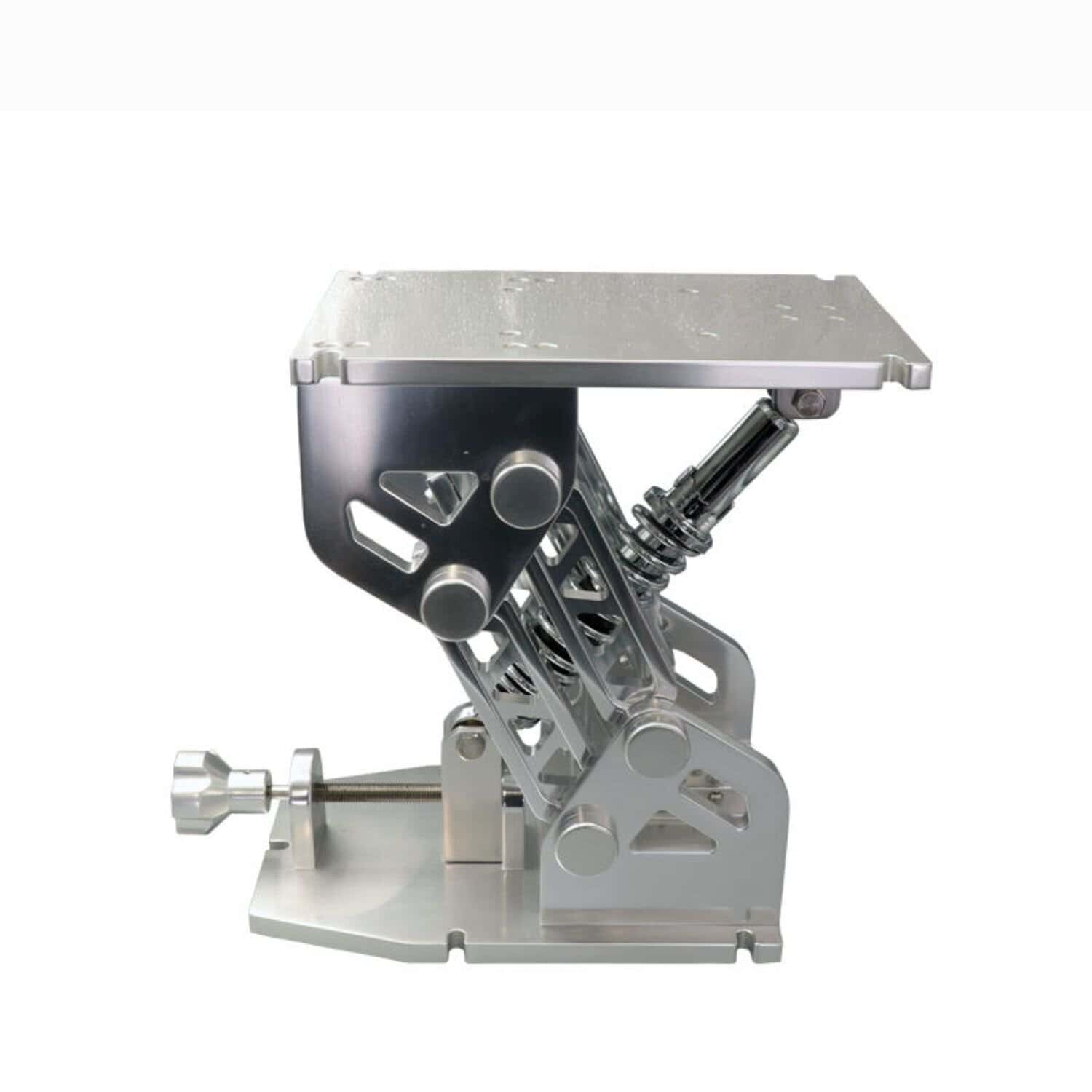 Aluminium shock mitigation boat seat base with adjustable suspension for smooth rides. Perfect for m.