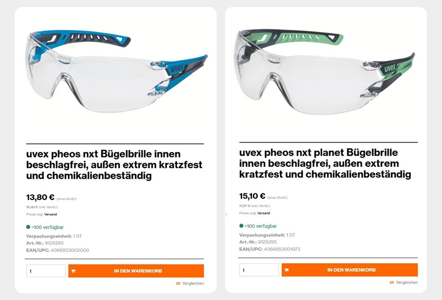 nachhaltige C-Teile