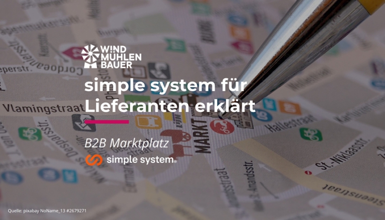 Simple system für Lieferanten erklärt ➡️ B2B Marktplatz