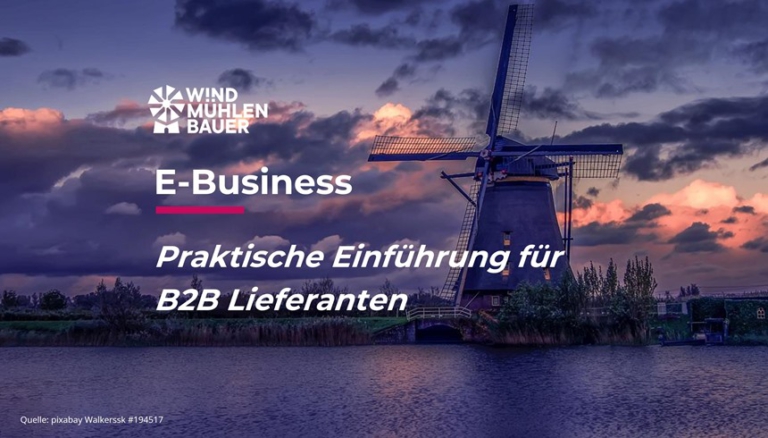 E-Business ➡️Eine praktische Einführung für B2B Lieferanten