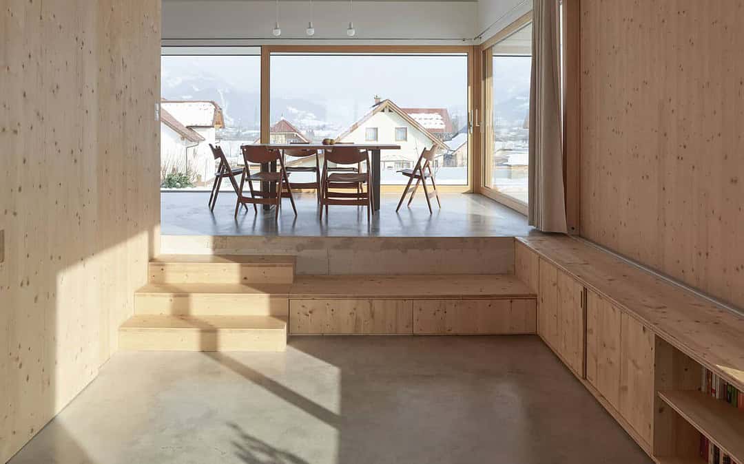 Haus mit Giebel