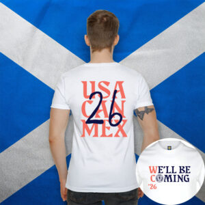 Official Team Scotland “We’ll Be Coming” Qualification T-Shirt
