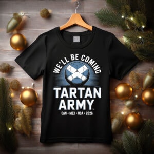 Scotland 2026 Tartan Army T-Shirt