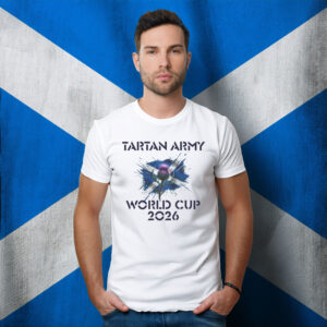Scotland Tartan Army World Cup 2026 Football Fan T-Shirt