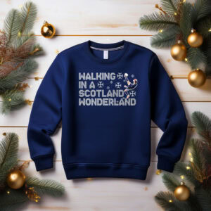 Scottish Christmas Jumper: Walking in a Scotland Wonderland Sweatshirt