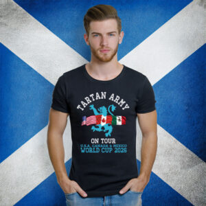 Tartan Army on Tour Scotland World Cup 2026 T-Shirt