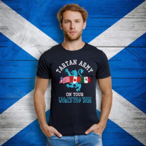 Tartan Army on Tour Scotland World Cup 2026 T-Shirt