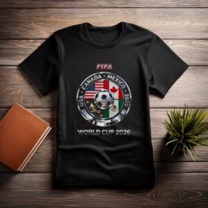 FIFA USA Canada Mexico Soccer Fan Tee