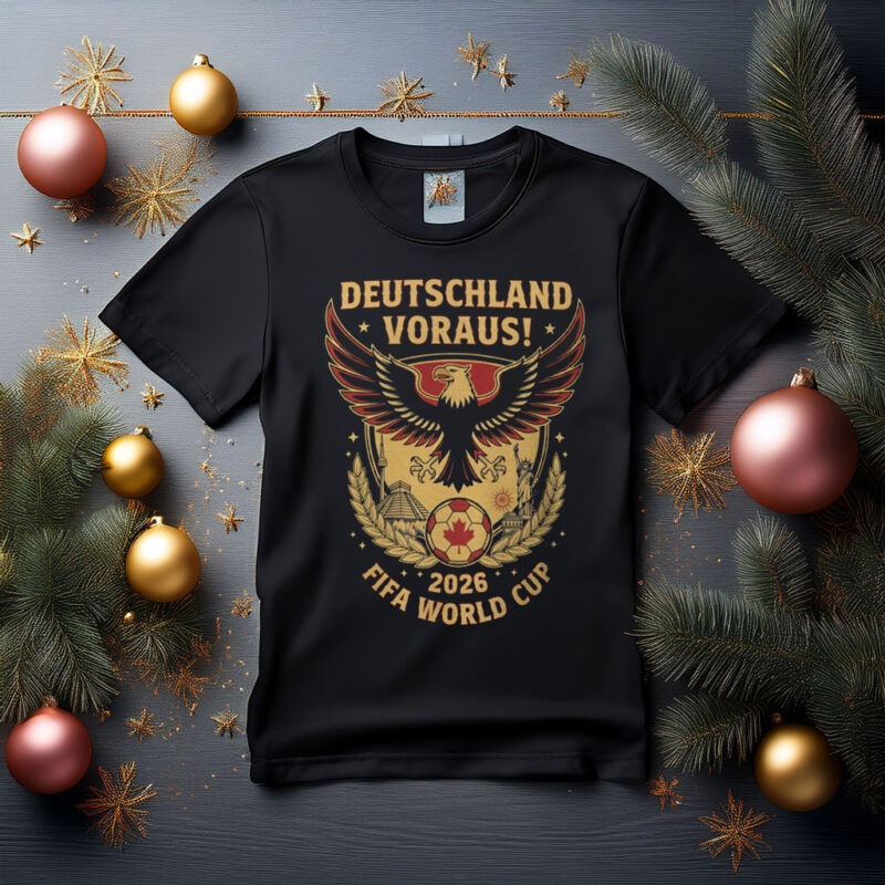 German Deutschland Vorwärts FIFA 2026 World Cup Fan T-Shirt