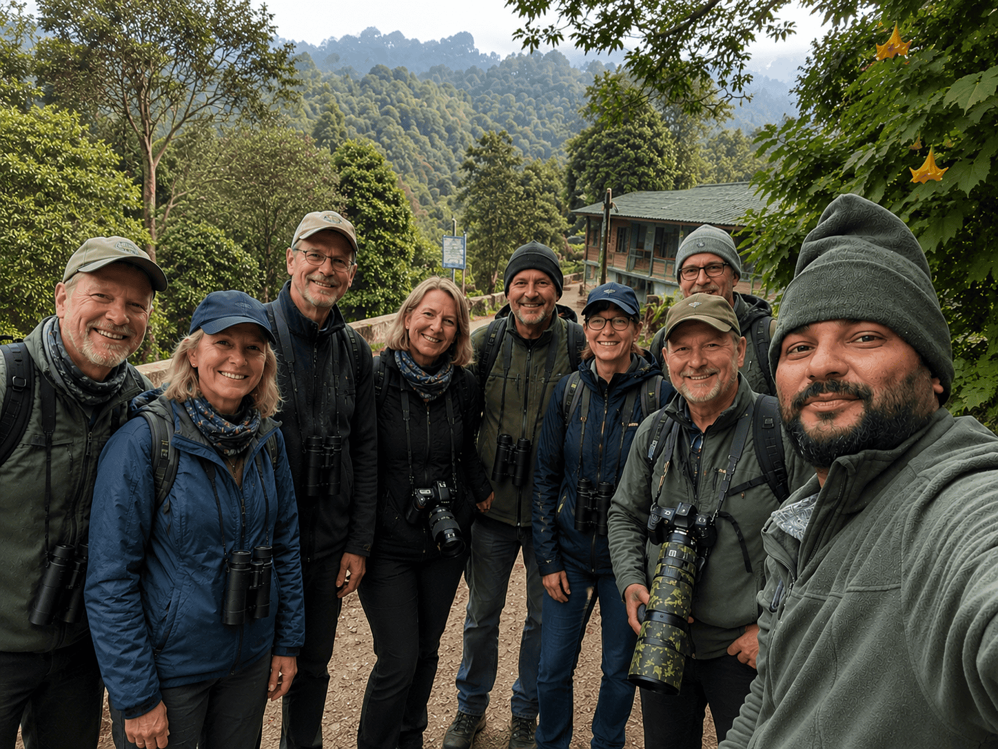 Manmohan Uniyal with Bird Tour in India- 4x3