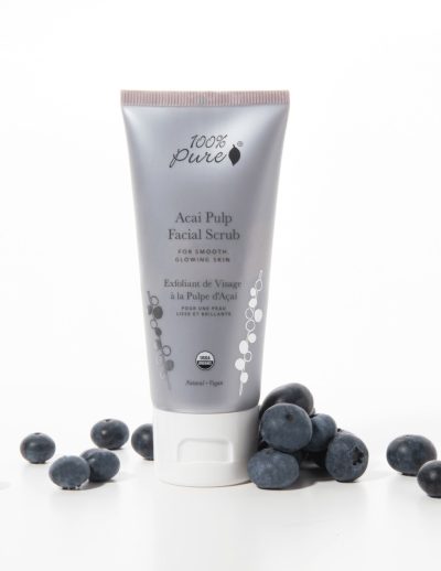 acai pulp facial scrub