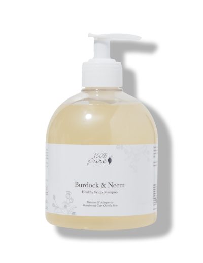 burdock neem scalp shampoo for dandruff, scalp detox