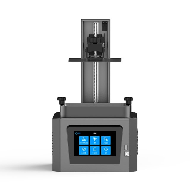 3D impresora de plástico para prototipado y fabricación rápida, con pantalla táctil y estructura sólida, ideal para proyectos de ingeniería y diseño en plásticos.