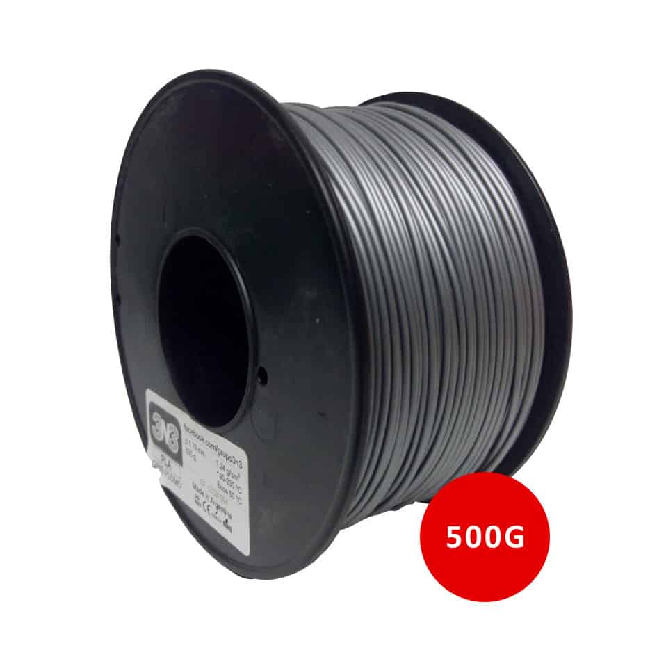 Filamento plástico 3D para impresión, bobina de filamento ABS de 500g, material duradero y resistente, compatible con impresoras 3D, ideal para proyectos de creación y prototipado.
