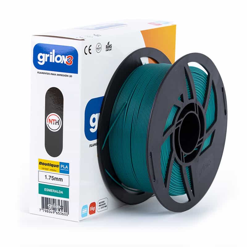 Filamento-3d-gramax-3-esmeralda, 3D Casa Bureu Plásticos, filamento para impresión 3D de alta calidad en color esmeralda, compatible con diversas impresoras 3D, ideal para proyectos creativos y profesionales.