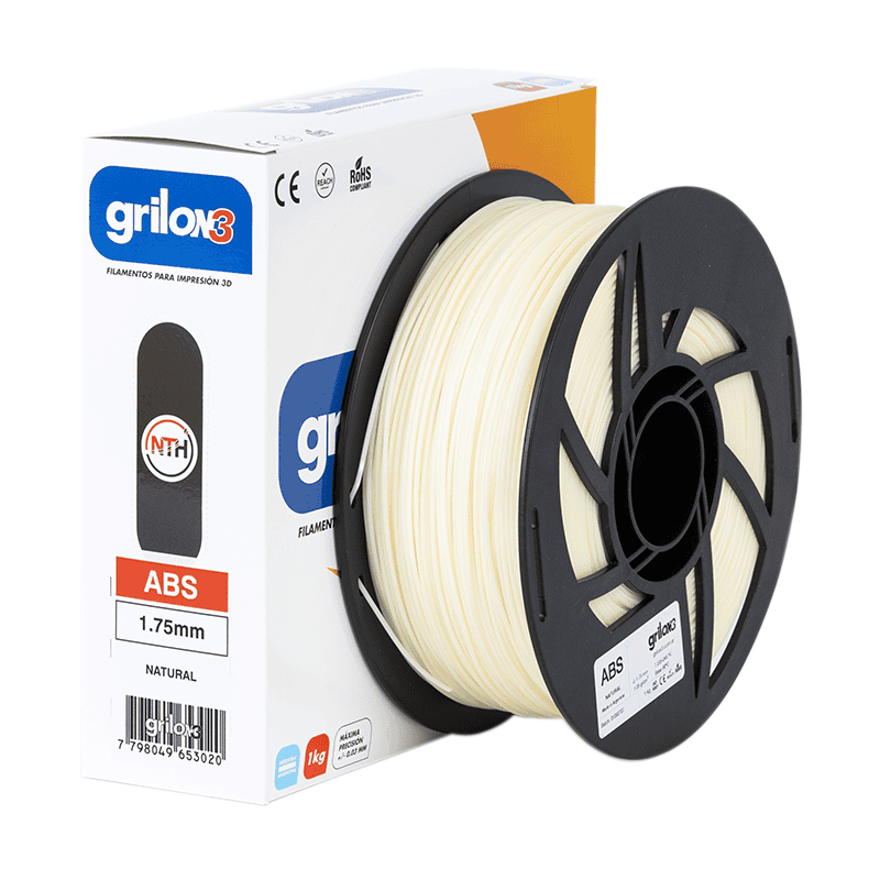 Filamento 3D ABS para impresión 3D, calidad premium, compatible con impresoras 3D, resistente y duradero, oferta en Grilon3.