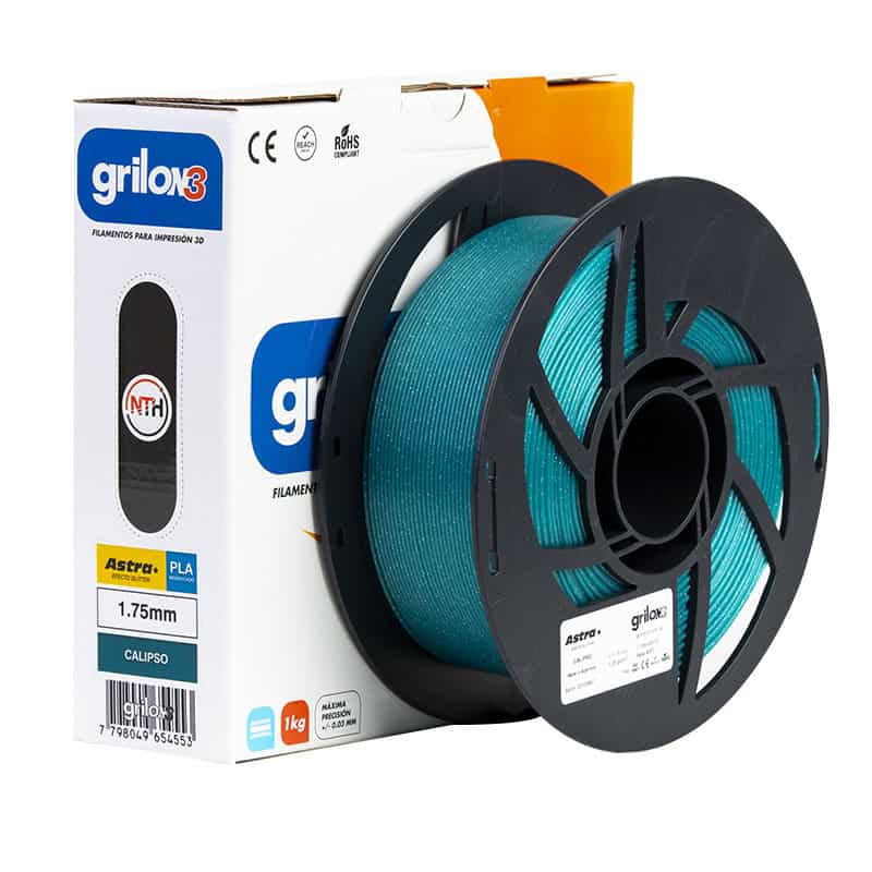 Grilon3 filamento para impresión 3D, plástico PLA de alta calidad, resistente y duradero, ideal para creador de prototipos y modelos 3D en Argentina.