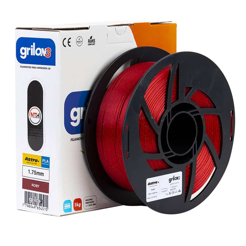 Filamento 3D plástico rojo para impresión 3D, compatibilidad con impresoras FDM, filamentos de alta calidad para creación de modelos y prototipos, resistente y duradero.