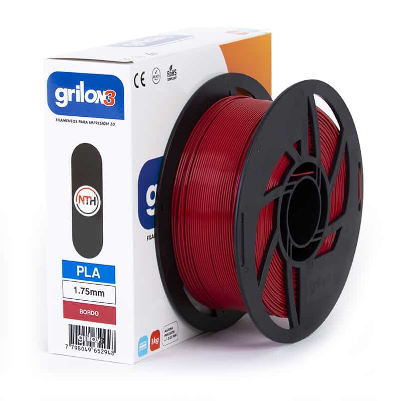 Filamentos de impresión 3D PLA rojo, compatible con impresoras 3D, alto rendimiento, calidad y durabilidad. Ideal para modelos, prototipos y proyectos creativos en impresión 3D.