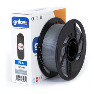 FILAMENTO GRILON3 PLA G1 GRIS PLATA X 1KG
