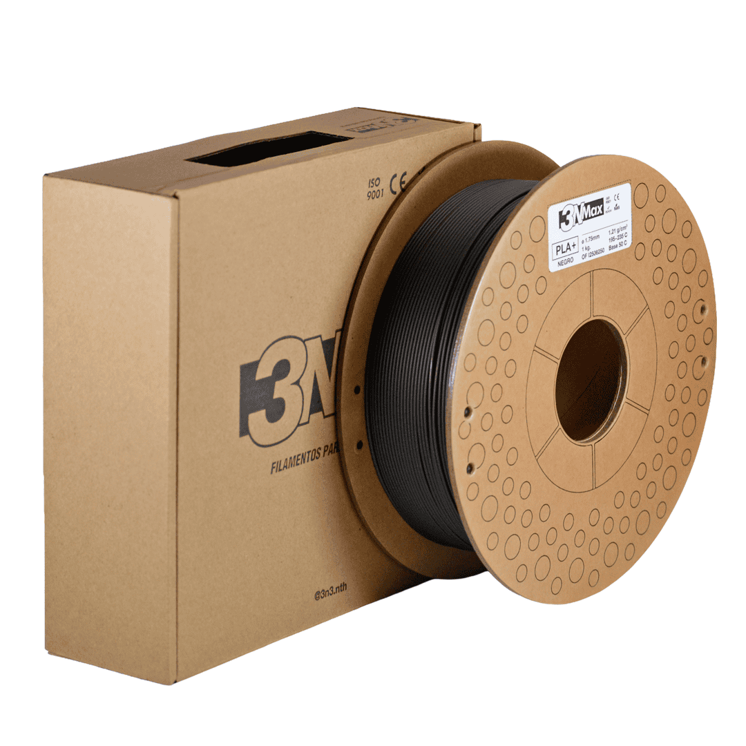 Filamento 3D Casa Bureu Plásticos, para impresión 3D de alta calidad, en color negro, compatible con impresoras 3D, resistencia y durabilidad para proyectos de prototipado y fabricación digital.