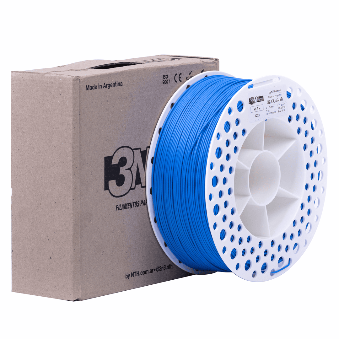 3NMAX PLA + AZUL 1.75MM X 1KG