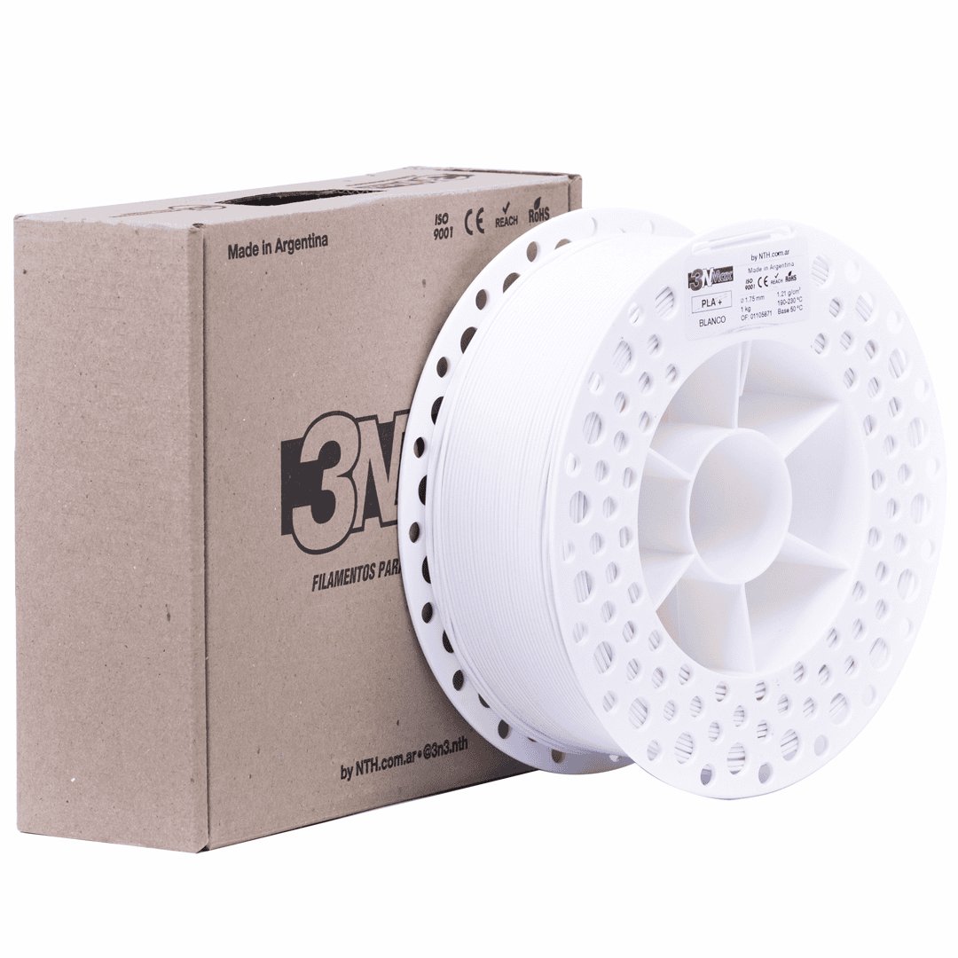 3NMAX PLA + BLANCO 1.75MM X 1KG