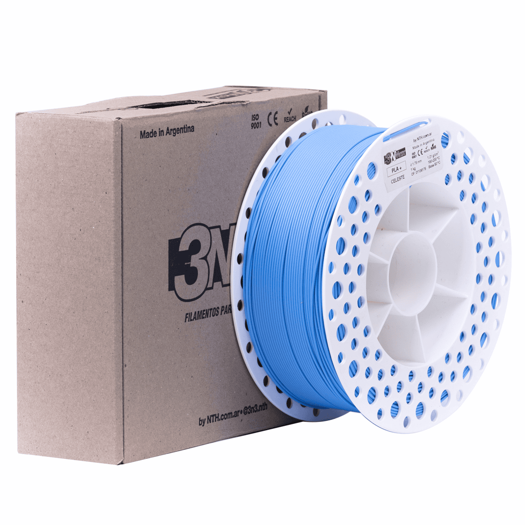 3NMAX PLA + CELESTE 1.75MM X 1KG