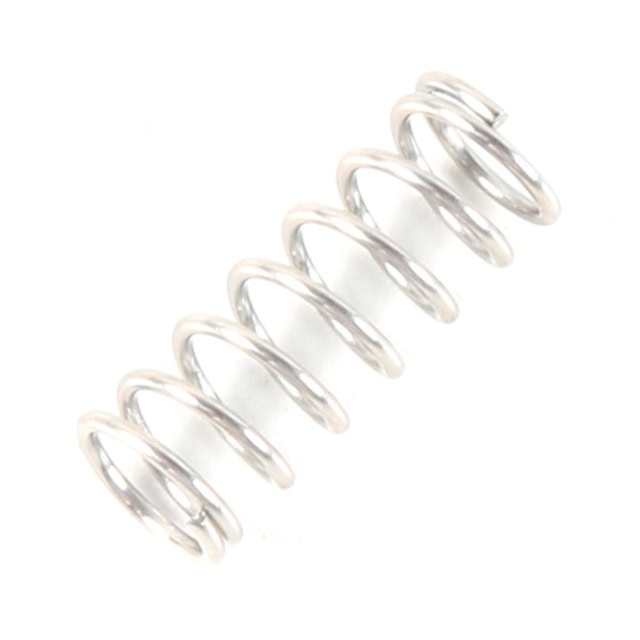 Resorte de plástico transparente para empaques y reparación de envases.