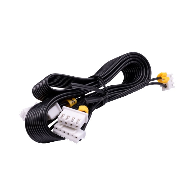 Cable de alimentación para electrodomésticos y componentes electrónicos, flexible y resistente, ideal para uso en instalaciones eléctricas, con conectores seguros y duraderos.