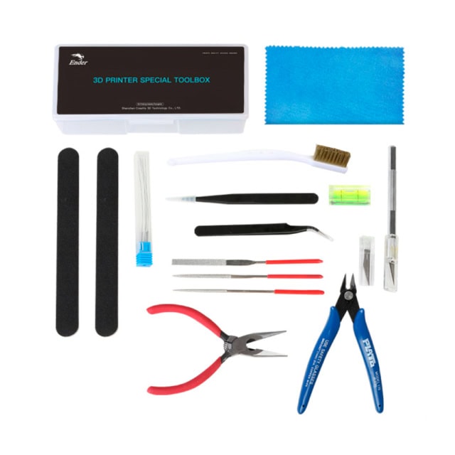 Kit de herramientas para impresión 3D, accesorios y accesorios para mantenimiento y reparación.