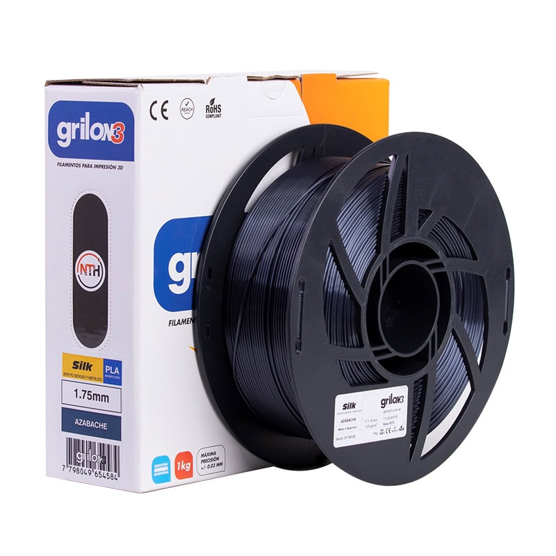 FILAMENTO GRILON3 SILK AZABACHE X 1KG