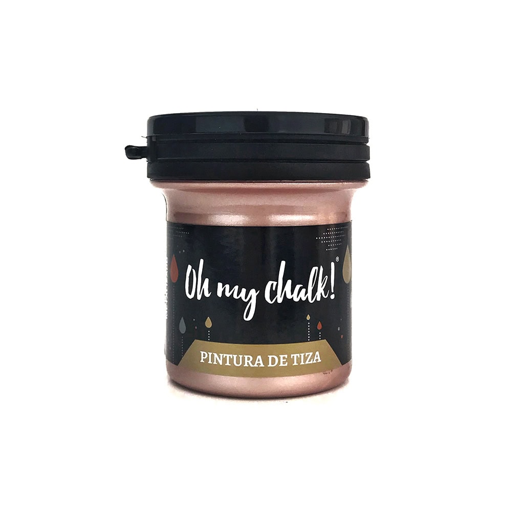 Tinte de yeso en envase pequeño para decoración y pintura artesanal.