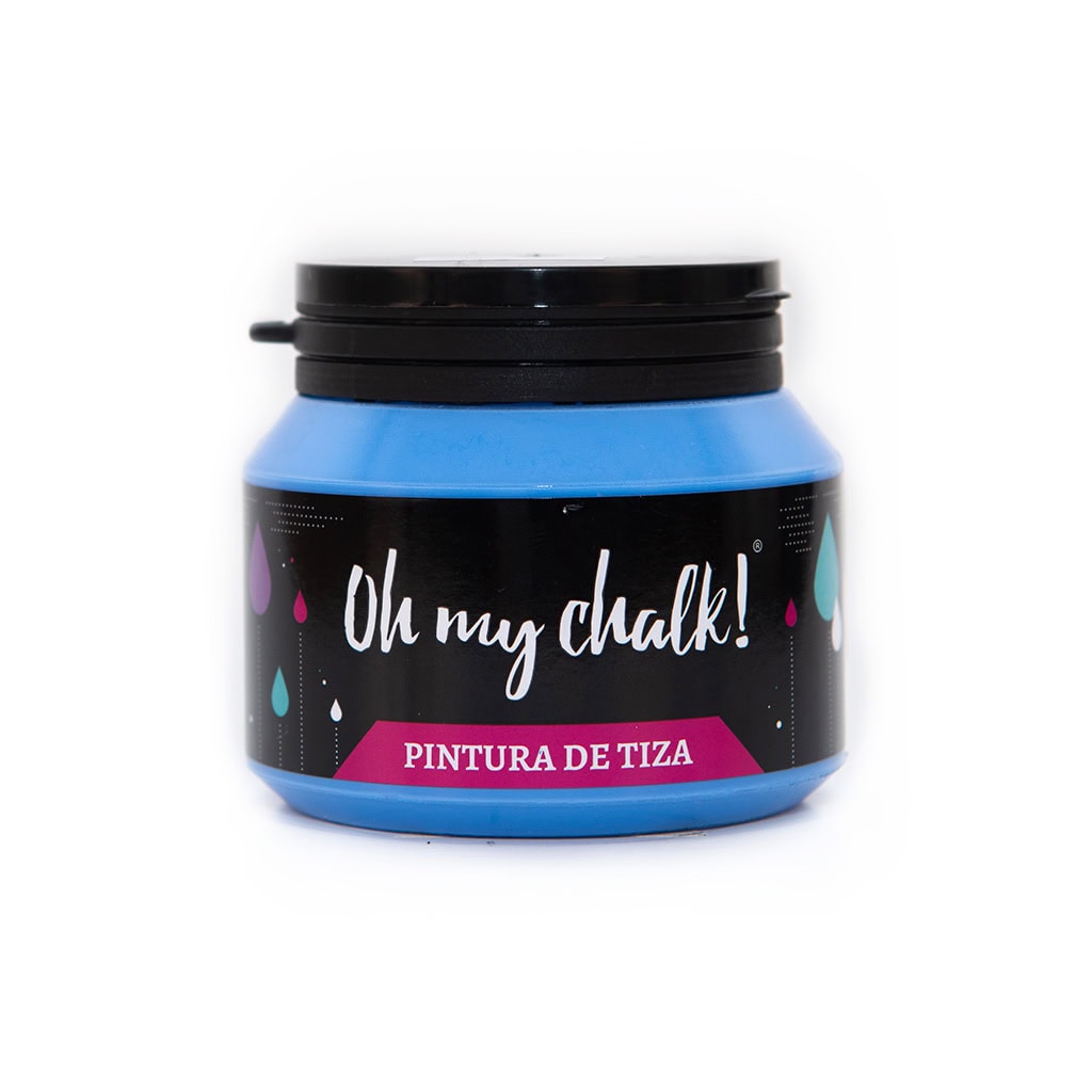 Tiza plástica para manualidades y decoración, en envase azul con etiqueta colorida y llamativa, ideal para proyectos creativos y escolares.