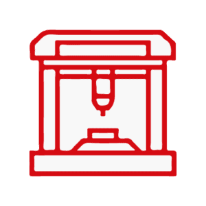 Impresora 3D Casa Bureu Plásticos para fabricación de objetos personalizados y prototipos en plástico.