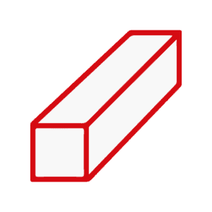 Bloco de plástico blanco 3D para construcción y fabricación, fabricado por 3D Casa Bureu Plásticos, ideal para diferentes aplicaciones industriales y artesanales.