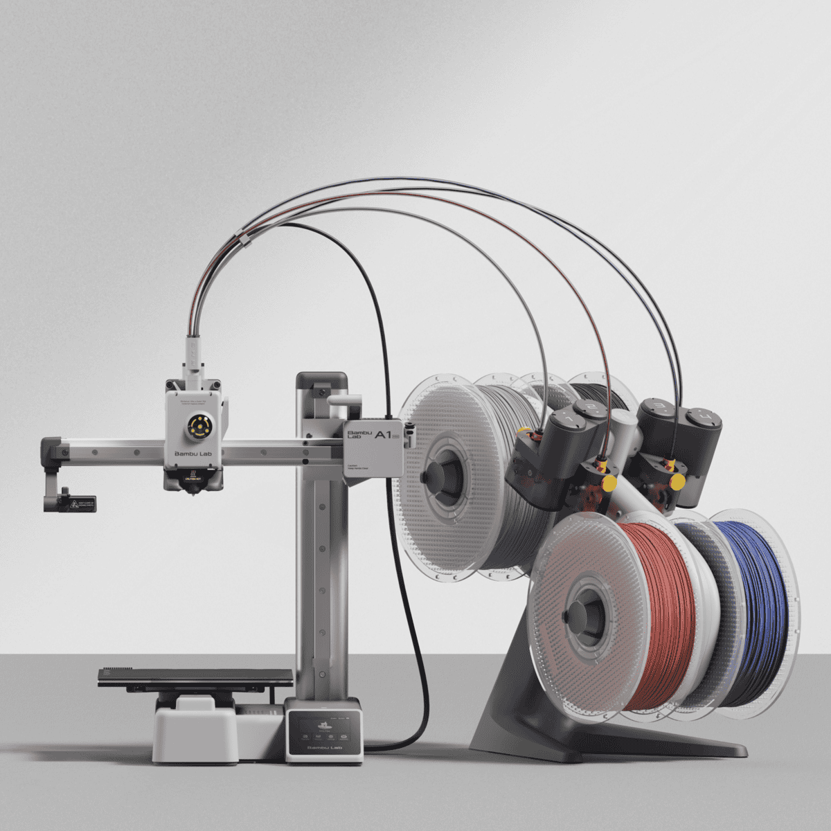 Filamento 3D para impresión en diferentes colores y materiales.