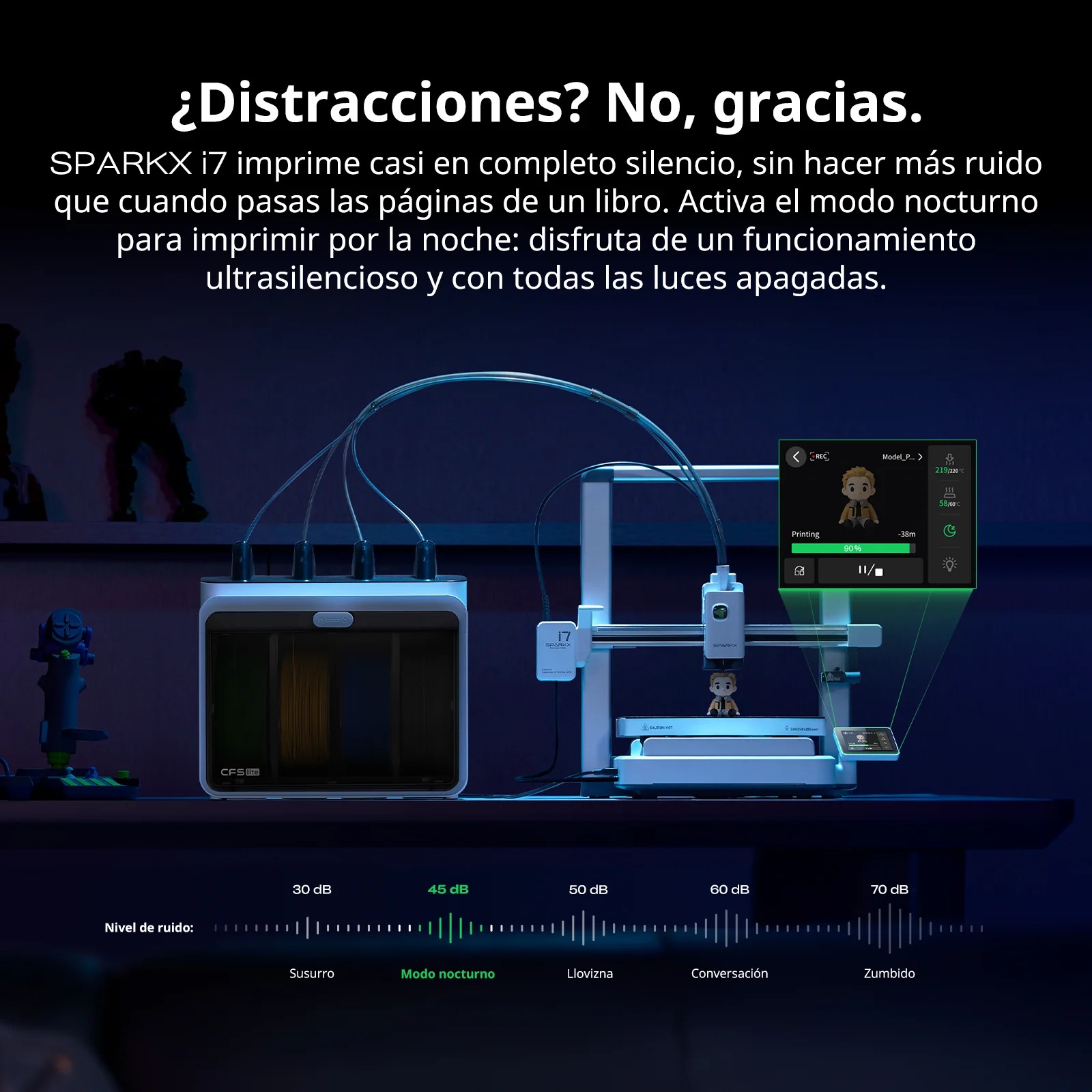 IMPRESORA 3D CREALITY SPARKX I7 MULTICOLOR - Imagen 7